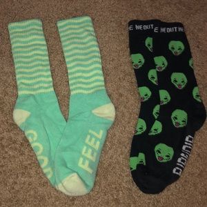 ODD FUTURE FEEL GOOD/RIPNDIP “WE OUT HERE” SOCKS